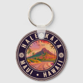 ヘレアカラナショナルパークマウイロードボルケーノヴィンテージ キーホルダー (裏面)