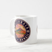 ヘレアカラナショナルパークマウイロードボルケーノヴィンテージ コーヒーマグカップ (正面左)