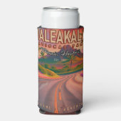 ヘレアカラナショナルパークマウイロードボルケーノヴィンテージ スリム缶クーラー (Seltzer正面)