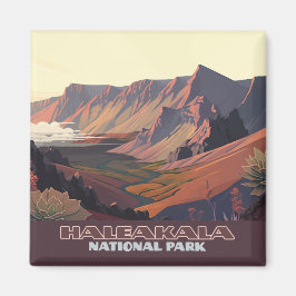 ヘレアカラ国立公園マウイ火山クレーター マグネット