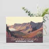 ヘレアカラ国立公園マウイ火山クレーター 招待状 (スタンド正面)