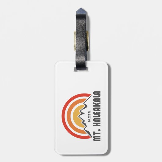 ヘレアカラ山 ラゲッジタグ (裏面縦)