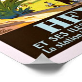 ヘレス・フランスヴィンテージ旅行広告のポスター ポスター (角)