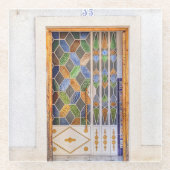 ヘレズドア ガラスコースター (正面)