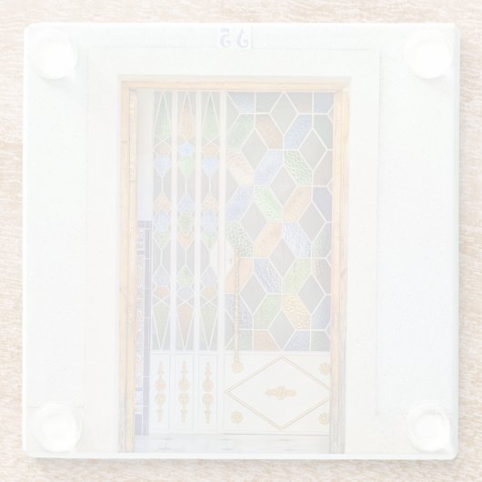 ヘレズドア ガラスコースター (裏面)