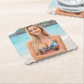 ヘレナのトロピカルエスケープ：ビーチサイドブリス ペーパーコースター (アングル)