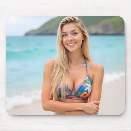 ヘレナのトロピカルエスケープ：ビーチサイドブリス マウスパッド