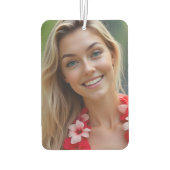 ヘレナのトロピカルヘイブン：太陽、海、セレニティ カーエアーフレッシュナー (裏面)