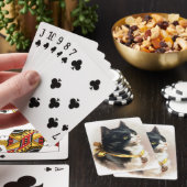 ヘレナのマグワイレタキシード猫、黄色いリボンとベル トランプ (インサイチュ)