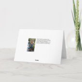 ヘレナイグと彼女の優しいベビーゾウの仲間 サンキューカード (裏面)