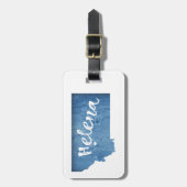 ヘレナモンタナウッドグレイン ラゲッジタグ (正面縦)