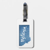 ヘレナモンタナウッドグレイン ラゲッジタグ (裏面縦)