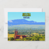 ヘレナモンタナスリーピングジャイアントマウンテンズフラットカード (正面)