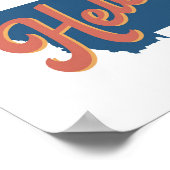 ヘレナモンタナ州プリント ポスター (角)