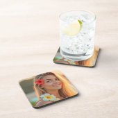 ヘレナ島の輝き：自然の静けさのプラスチック コースター (右側)