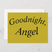 ヘレナ引用文from Orphan black goodnight angel ポストカード (正面/裏面)