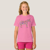 ヘレナ紙モザイクホースTシャツ Tシャツ (正面フル)