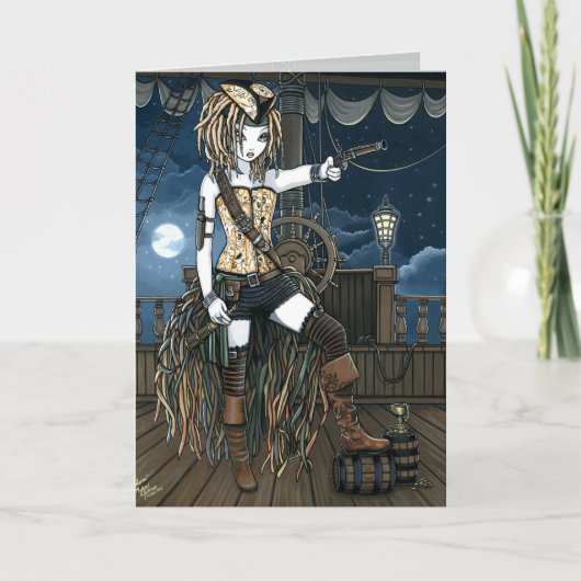 "ヘレナ"の空の海賊船の月の妖精カード カード (正面)