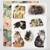 ヘレナ・マグワイアヴィンテージ・キャット・キットン・アート (正面/裏面)