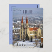 ヘレナ・モンタナのセントヘレナ大聖堂 ポストカード (正面/裏面)