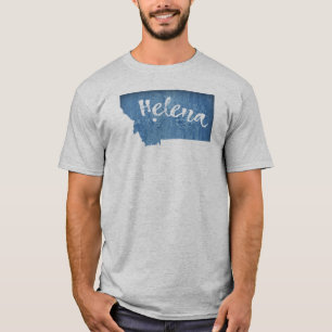 ヘレナ モンタナ ウッド グレイン Tシャツ