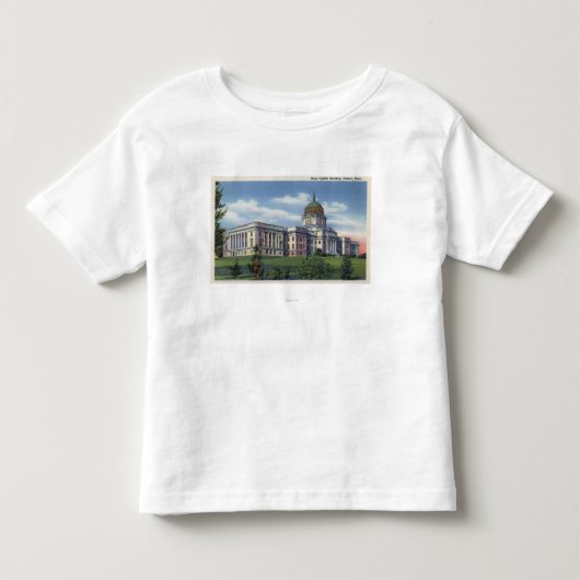 ヘレナ、モンタナ-国家--の国会議事堂の建物の眺め トドラーTシャツ (正面)