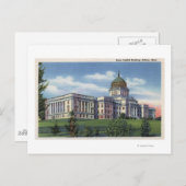 ヘレナ，モンタナ – 州キャピトル建物ビュー ポストカード (正面/裏面)