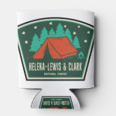 ヘレナ・ルイスとクラーク国立森林キャンプ 缶クーラー (裏面)