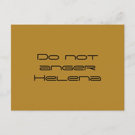 ヘレナ、Orphan Black Tvの引用文 ポストカード (正面)