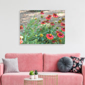 ヘレニウムの花 キャンバスプリント (インサイチュ (リビング))