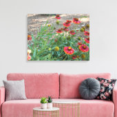 ヘレニウムの花 キャンバスプリント (インサイチュ (リビング))