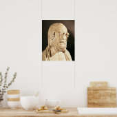 ヘレニズム時代のホメロスの胸像 ポスター (キッチン)