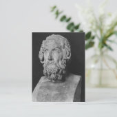 ヘレニズム時代のホメロスの胸像 ポストカード (スタンド正面)