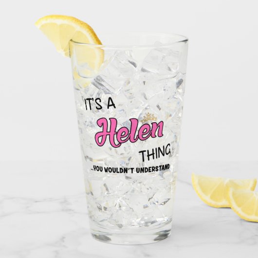 ヘレネーには分からない。 タンブラーグラス (アイス正面)