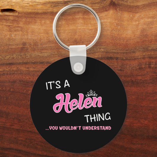 ヘレネーの言う事が分からないんだ キーホルダー (正面)