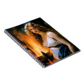 「ヘレネー、スパルタンの美しい、トロイアの火」 ノートブック (右側)