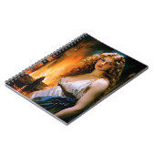 「ヘレネー、スパルタンの美しい、トロイアの火」 ノートブック (左側)