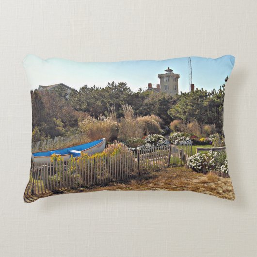 ヘレフォードインレットライトハウスニュージャージーアクセント枕 アクセントクッション (正面)