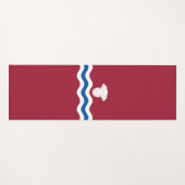 ヘレフォードシャー州旗 ヨガマット (正面(横))