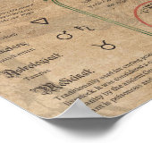 ヘレボアハーブシャドーブック異教のウィッカ信者 ポスター (角)