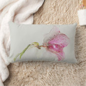 ヘレボラス植物花フローラデザイン ランバークッション (ブランケット)