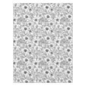 ヘレボレスの白黒 テーブルクロス (正面)