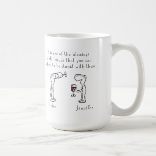 ヘレンおよびジェニファー コーヒーマグカップ (右)