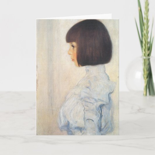 ヘレンのクリムトのグスタフのクリムトのポートレート カード (正面)