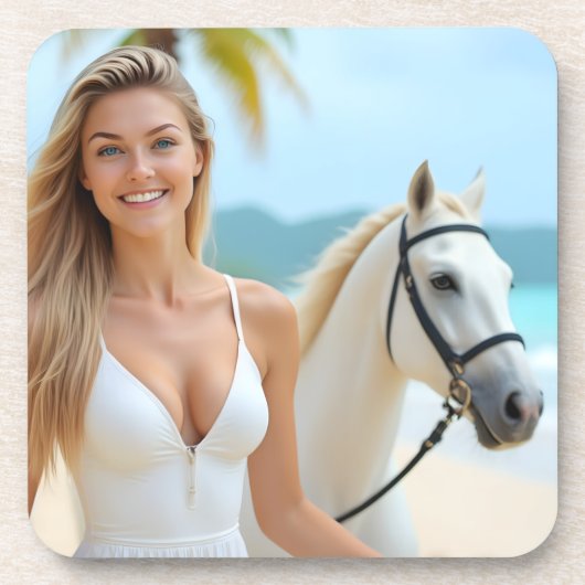 ヘレンの連威厳のある友プラスチック コースター (正面)