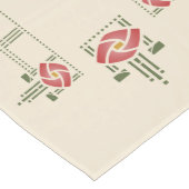 ヘレンの養育関係のばら色のフリーズのステンシル ミディアムテーブルランナー (コーナー)