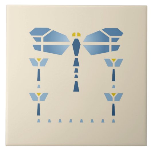 ヘレンの養育関係の"トンボ" タイル (正面)