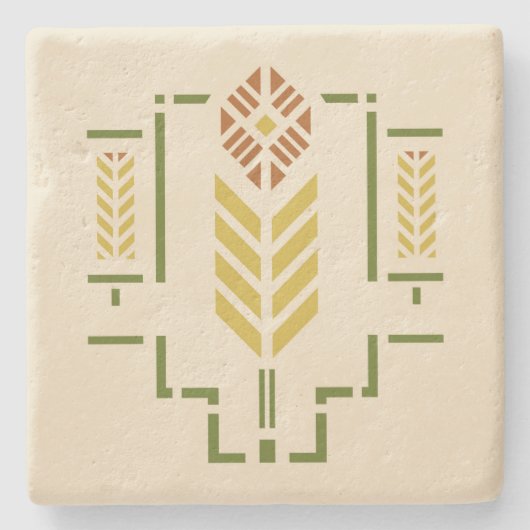 ヘレンの養育関係の"収穫" ストーンコースター (正面)