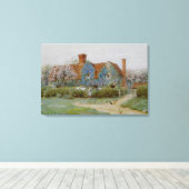 ヘレンアリンガムバッキンガムシャーハウスアットペンストレ キャンバスプリント (インサイチュ (ウッドフロア))