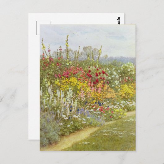 ヘレンアリンガムヴィンテージアハーバシ縁どー ポストカード (正面/裏面)